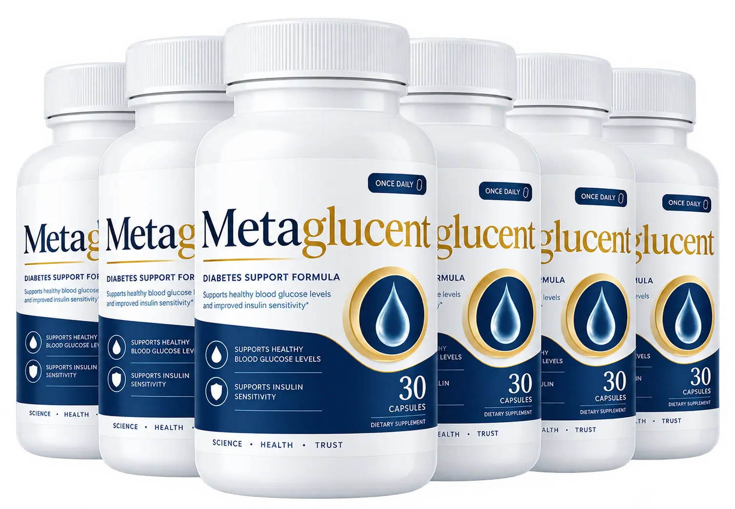 MetaGlucent 6 Bottle Best Value Pack MetaGlucent 6 bottle pack — best value metabolism